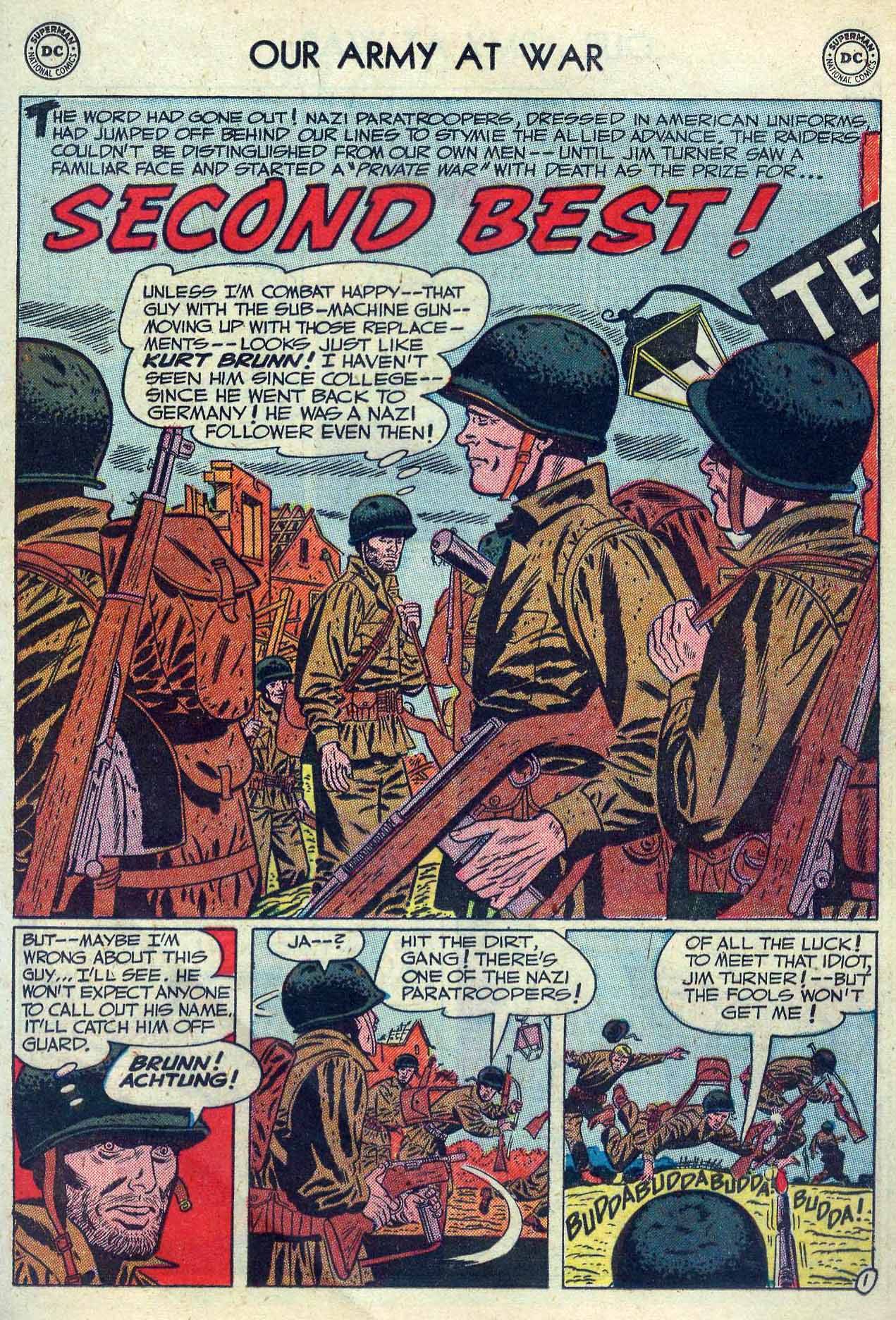 Read online Our Army at War (1952) comic -  Issue #2 - 13