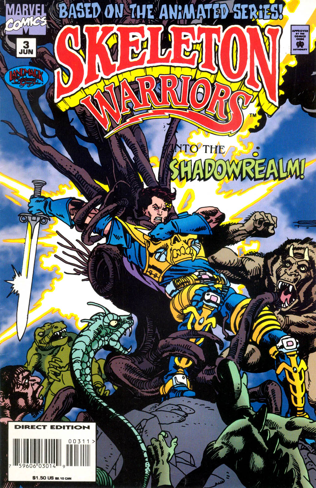 Read online Skeleton Warriors comic -  Issue #3 - 1