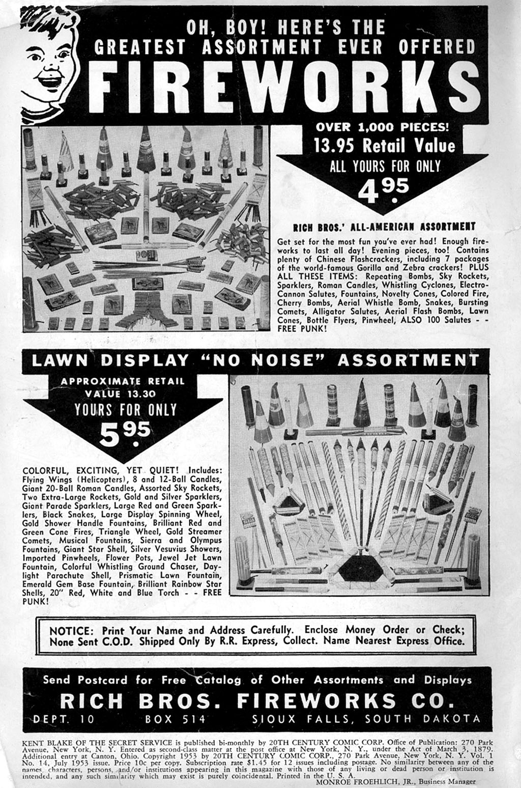 Read online Kent Blake of the Secret Service comic -  Issue #14 - 2