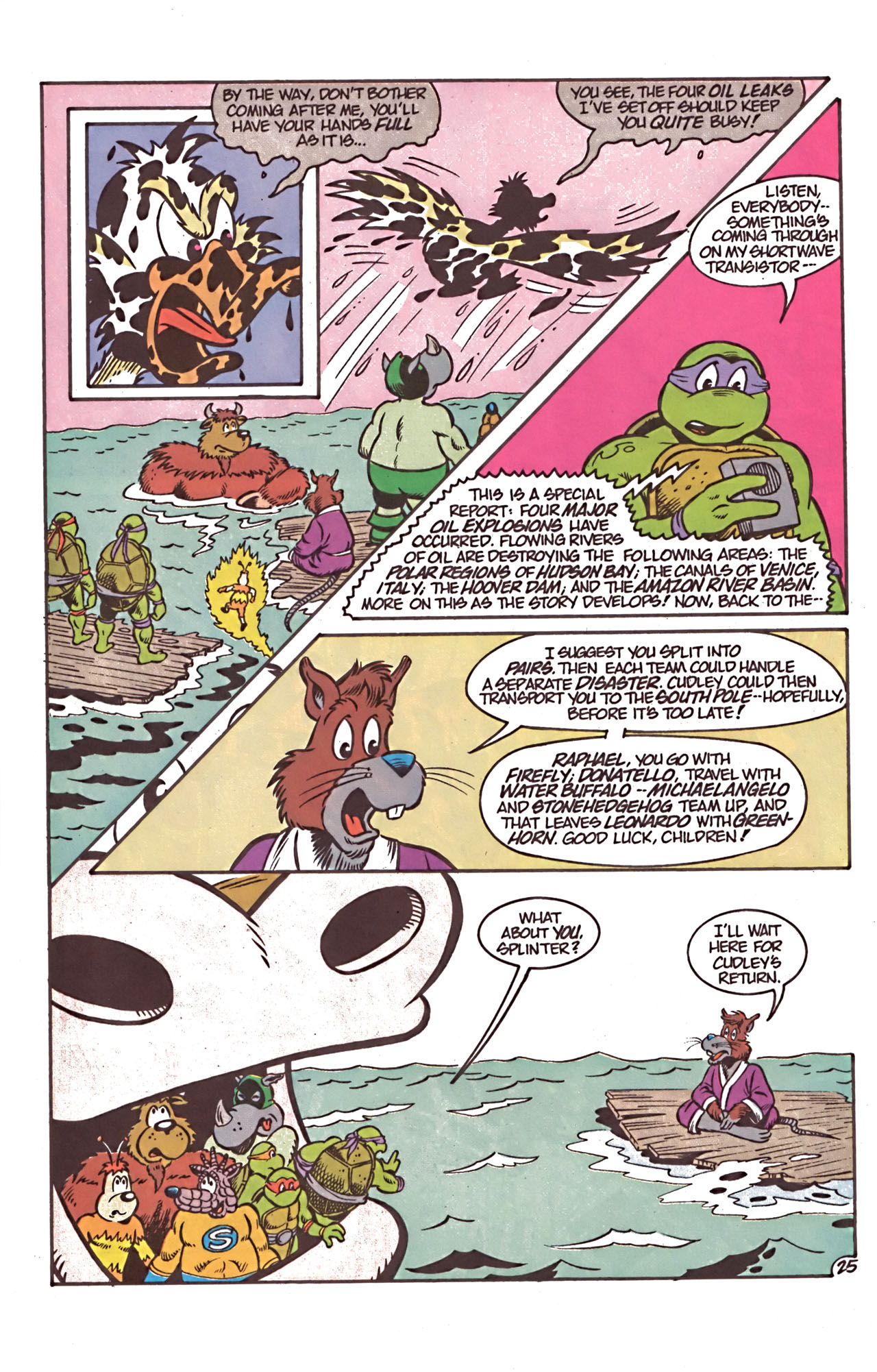 Read online Teenage Mutant Ninja Turtles Meet The Conservation Corps comic -  Issue # Full - 27