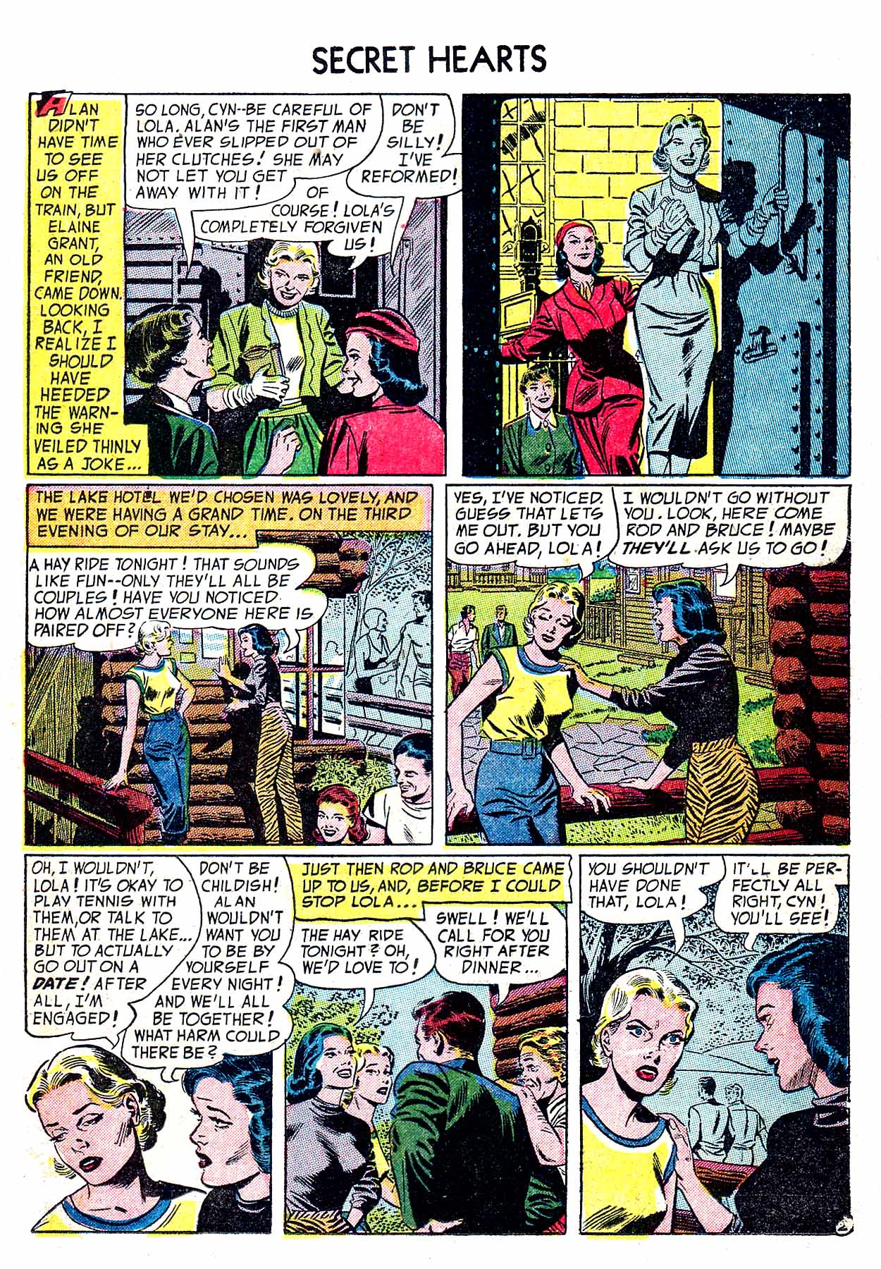Read online Secret Hearts comic -  Issue #19 - 19