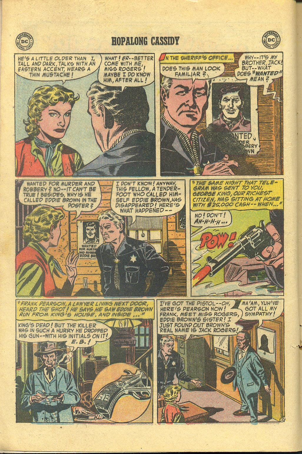 Read online Hopalong Cassidy comic -  Issue #87 - 4