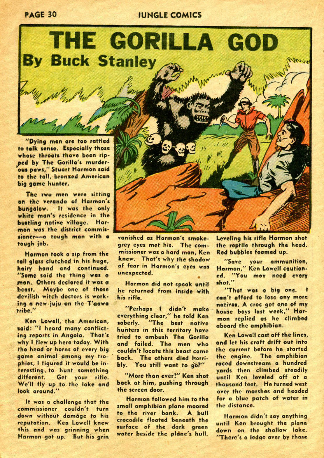 Read online Jungle Comics comic -  Issue #33 - 32