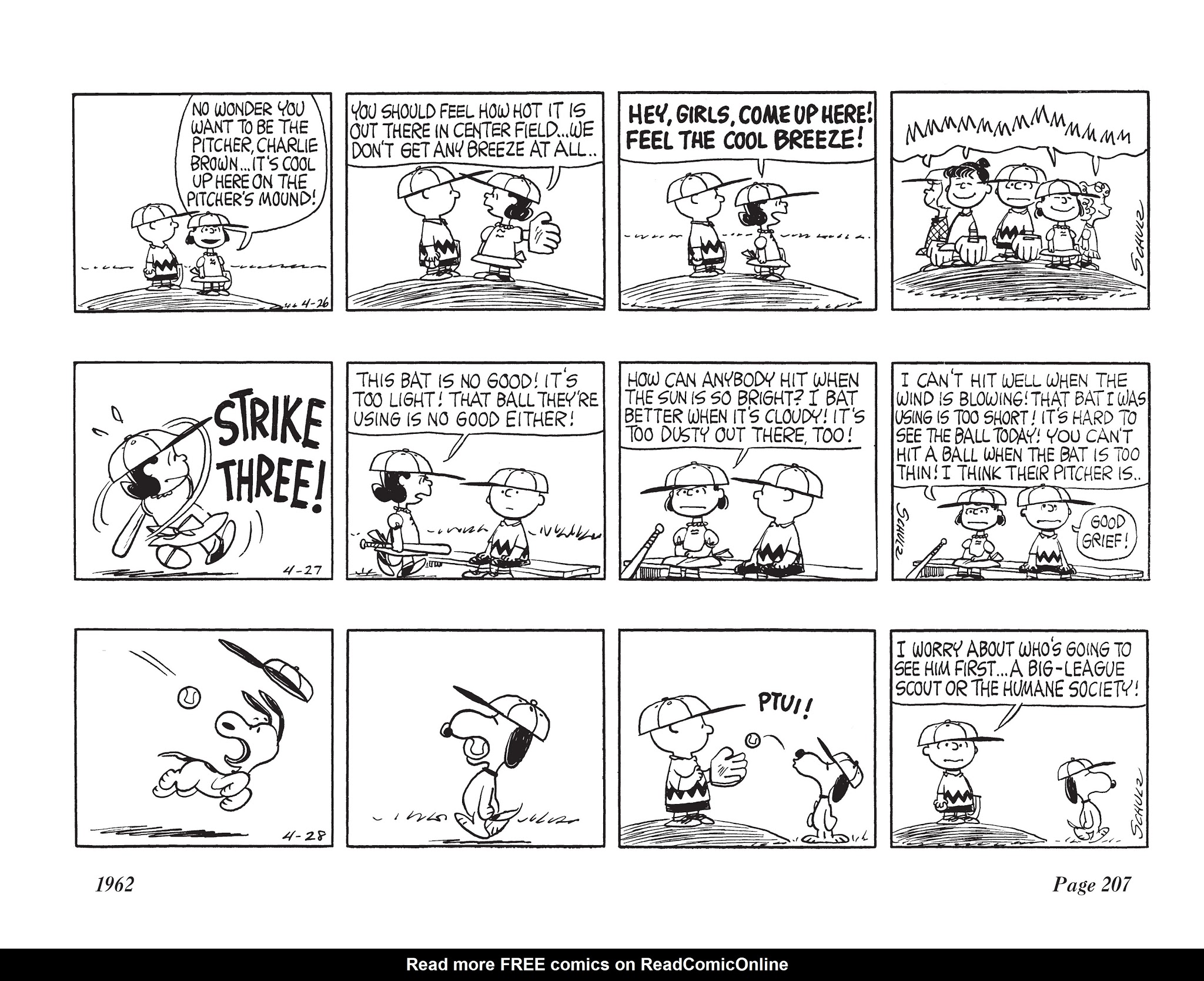 Read online The Complete Peanuts comic -  Issue # TPB 6 - 222