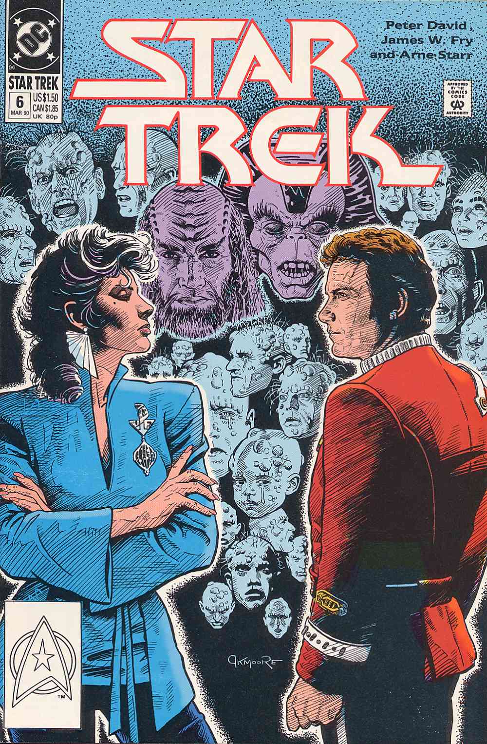 Read online Star Trek (1989) comic -  Issue #6 - 1