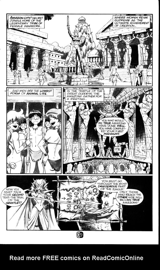 Read online Amazon Gazonga: Bad Girls Of The Jungle comic -  Issue # Full - 11