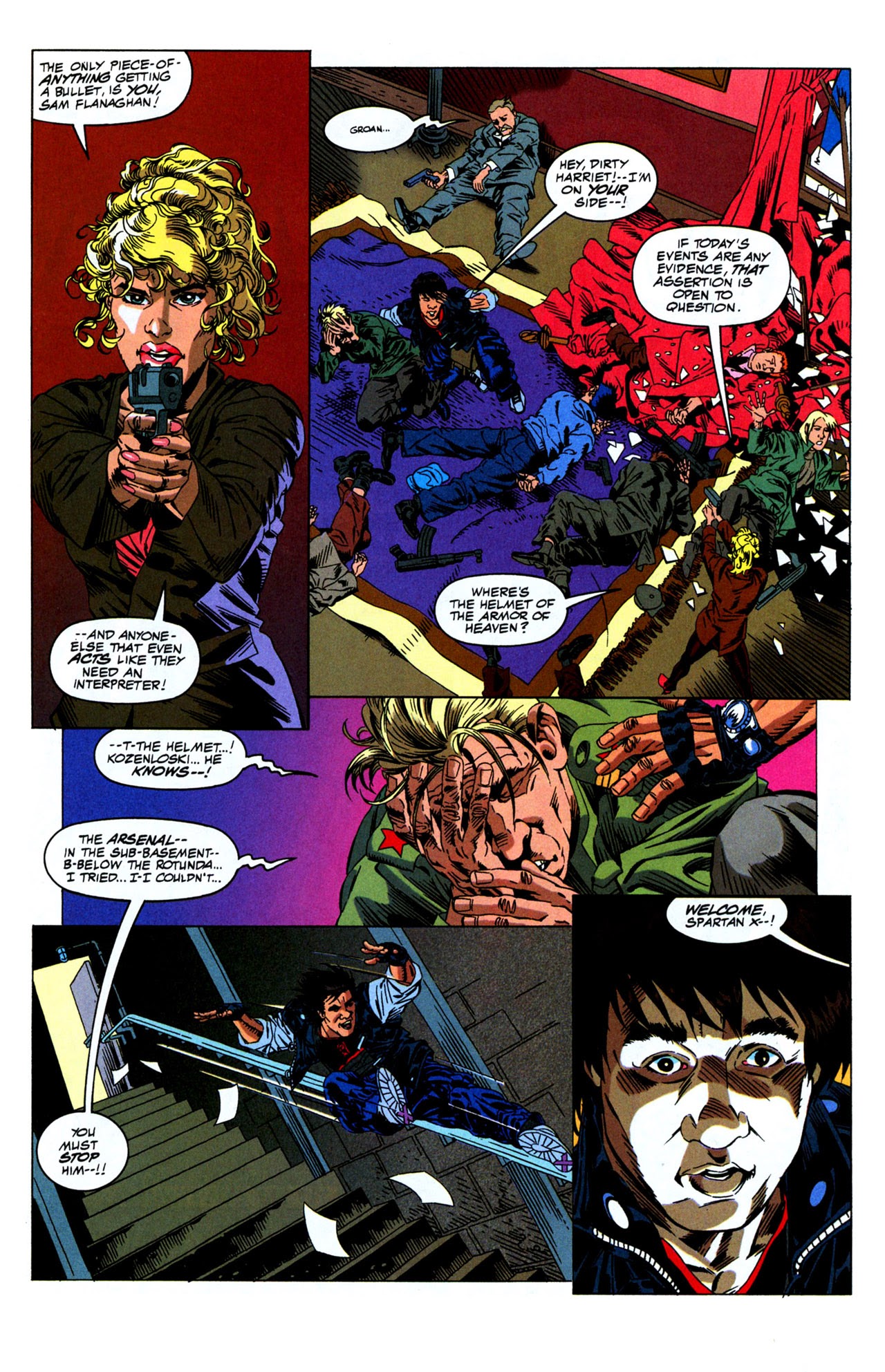 Read online Jackie Chan's Spartan X: The Armour of Heaven comic -  Issue #2 - 23