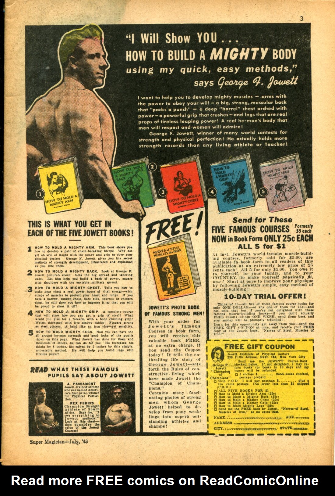 Read online Super-Magician Comics comic -  Issue #15 - 3