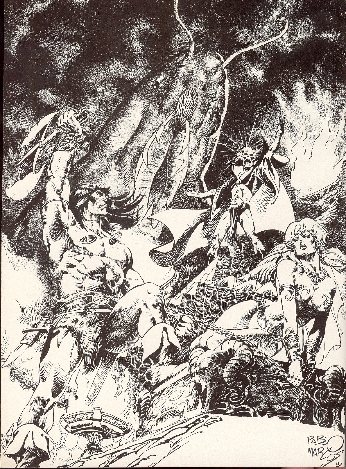 Read online The Savage Sword Of Conan comic -  Issue #79 - 2