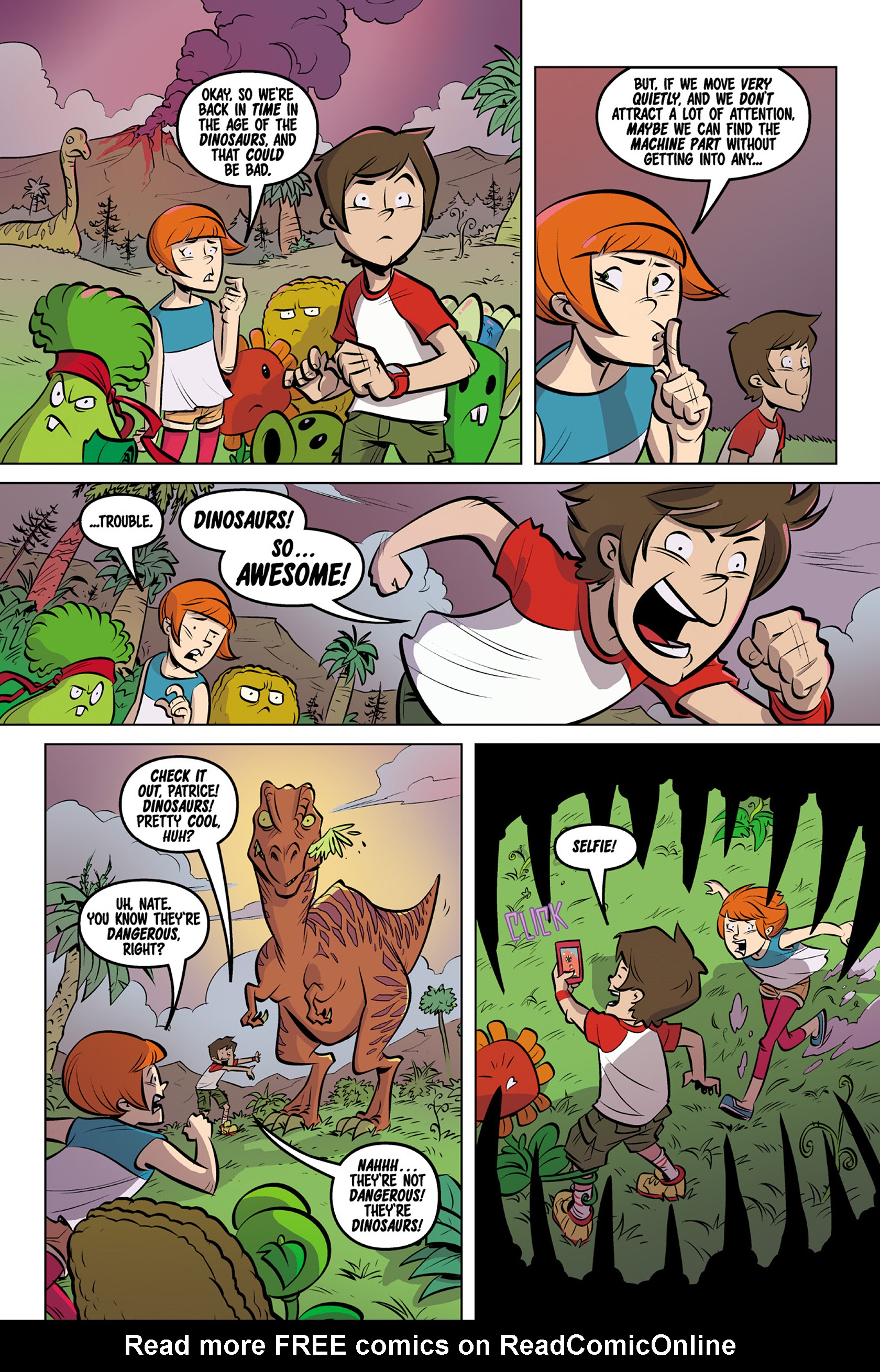 Read online Plants vs. Zombies: Timepocalypse comic -  Issue #3 - 4