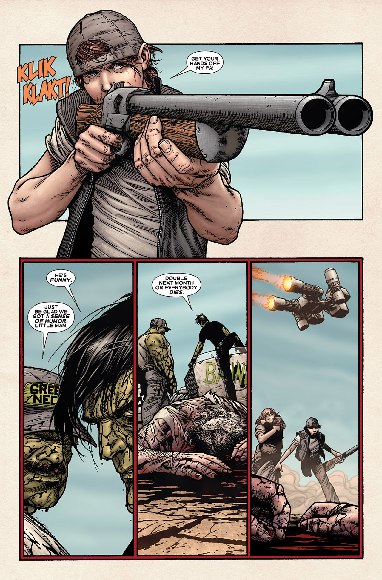 Read online Wolverine: Old Man Logan comic -  Issue # Full - 17