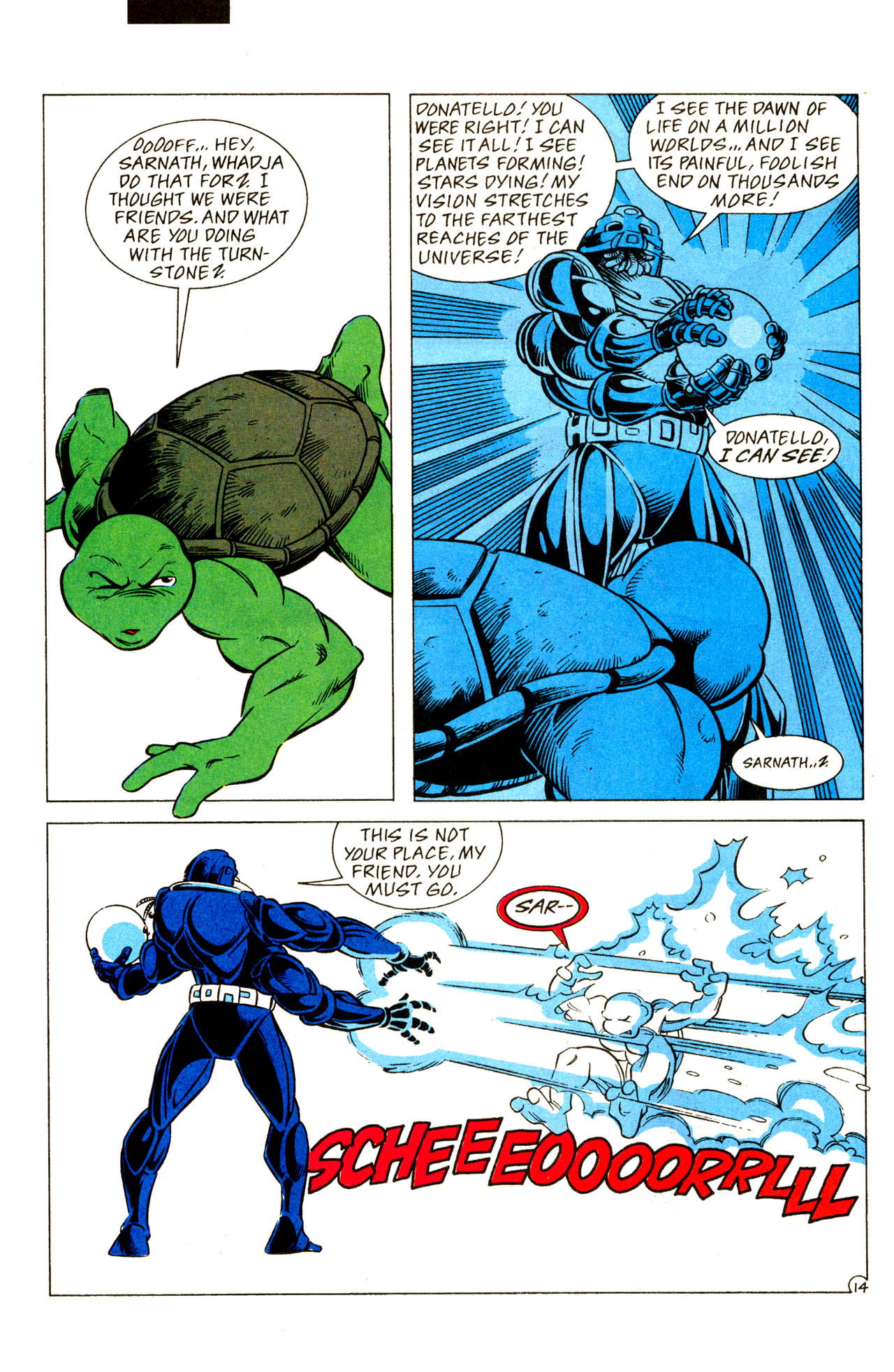 Read online Teenage Mutant Ninja Turtles Adventures (1989) comic -  Issue #50 - 16