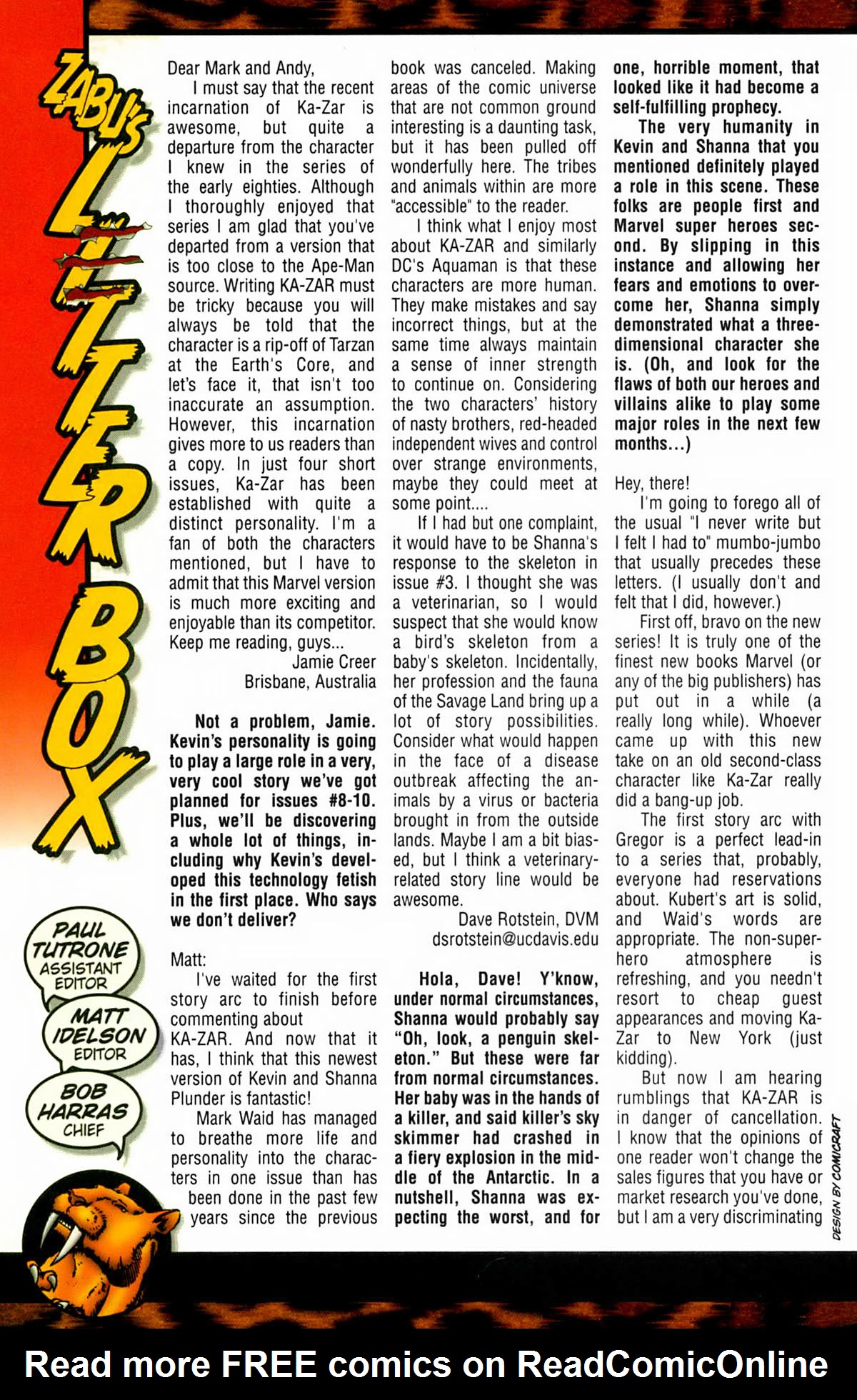 Read online Ka-Zar (1997) comic -  Issue #6 - 26