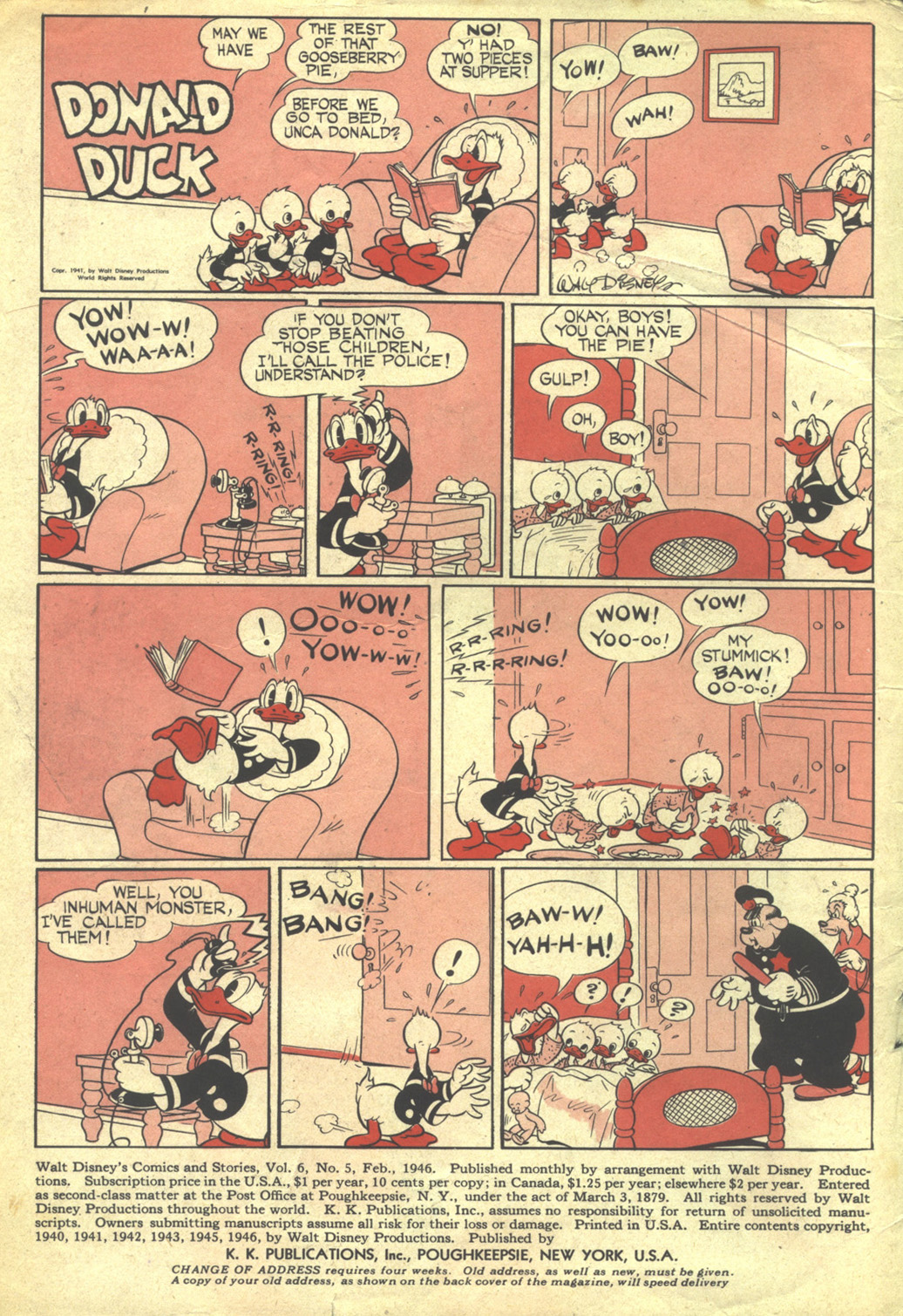 Read online Walt Disney's Comics and Stories comic -  Issue #65 - 2