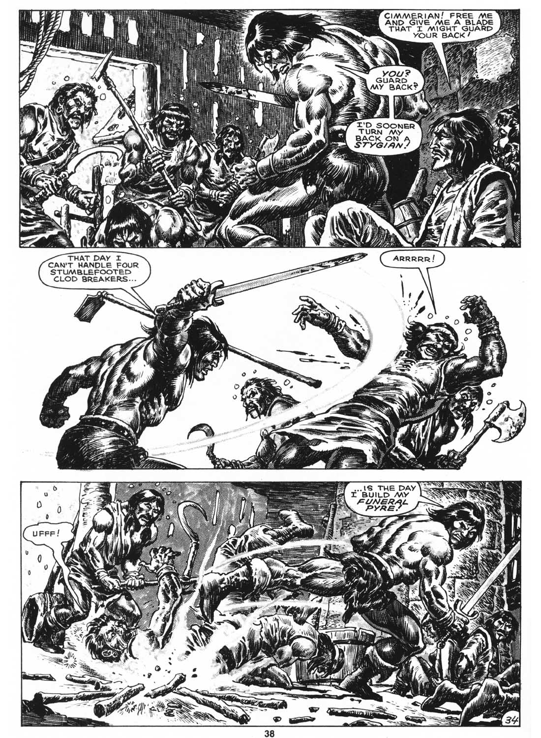 Read online The Savage Sword Of Conan comic -  Issue #158 - 40