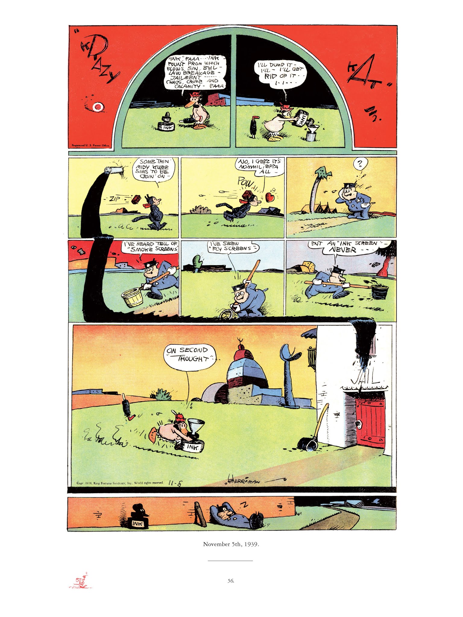Read online Krazy & Ignatz comic -  Issue # TPB 11 - 56