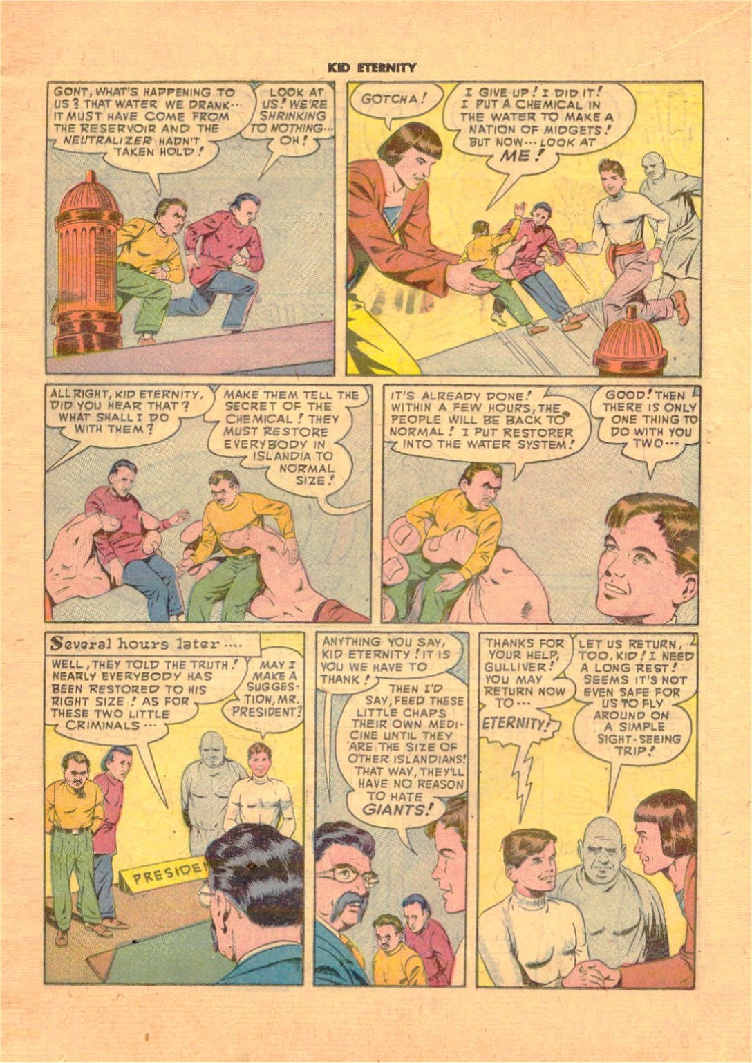 Read online Kid Eternity (1946) comic -  Issue #8 - 25