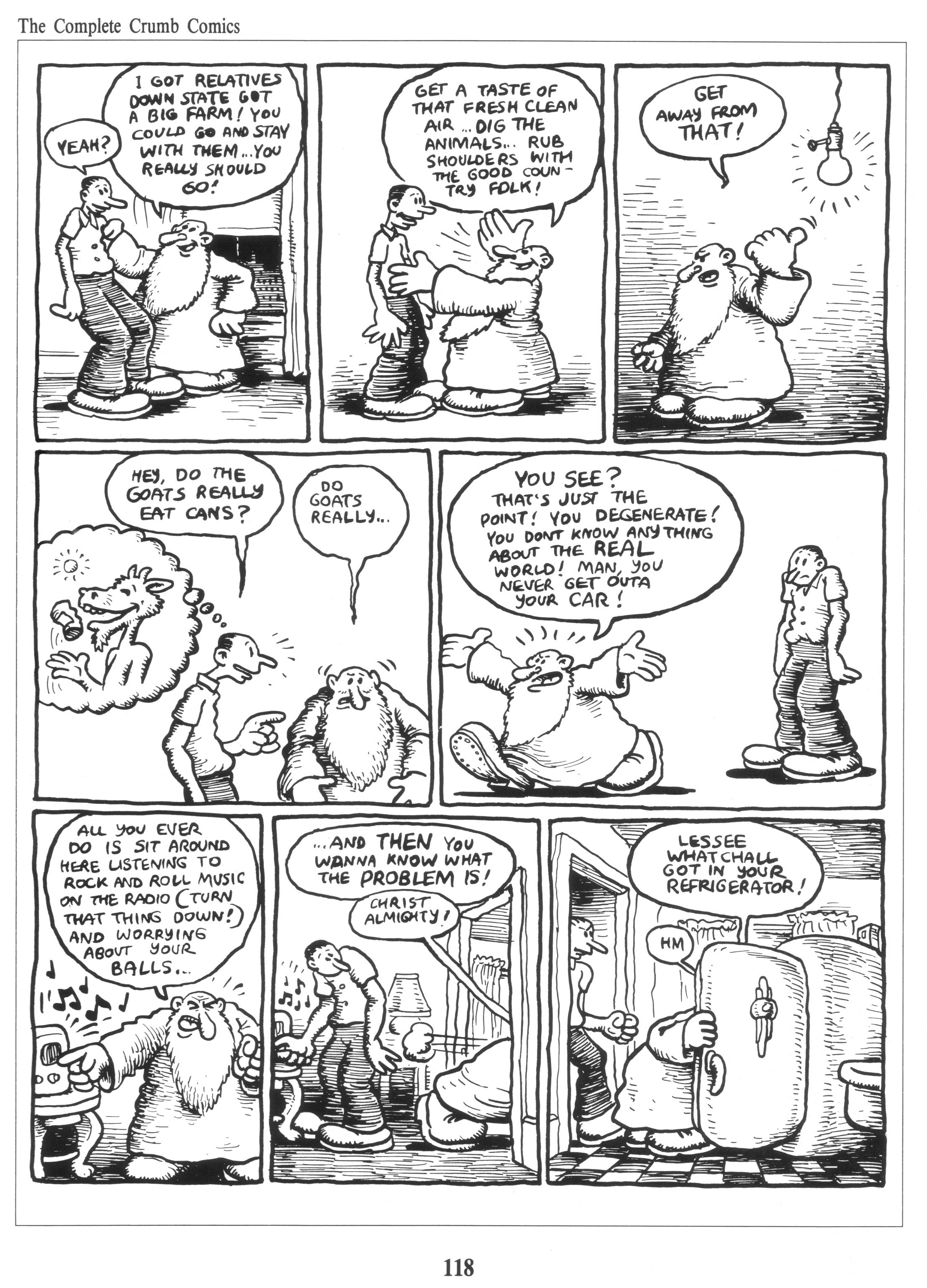 Read online The Complete Crumb Comics comic -  Issue # TPB 4 - 132