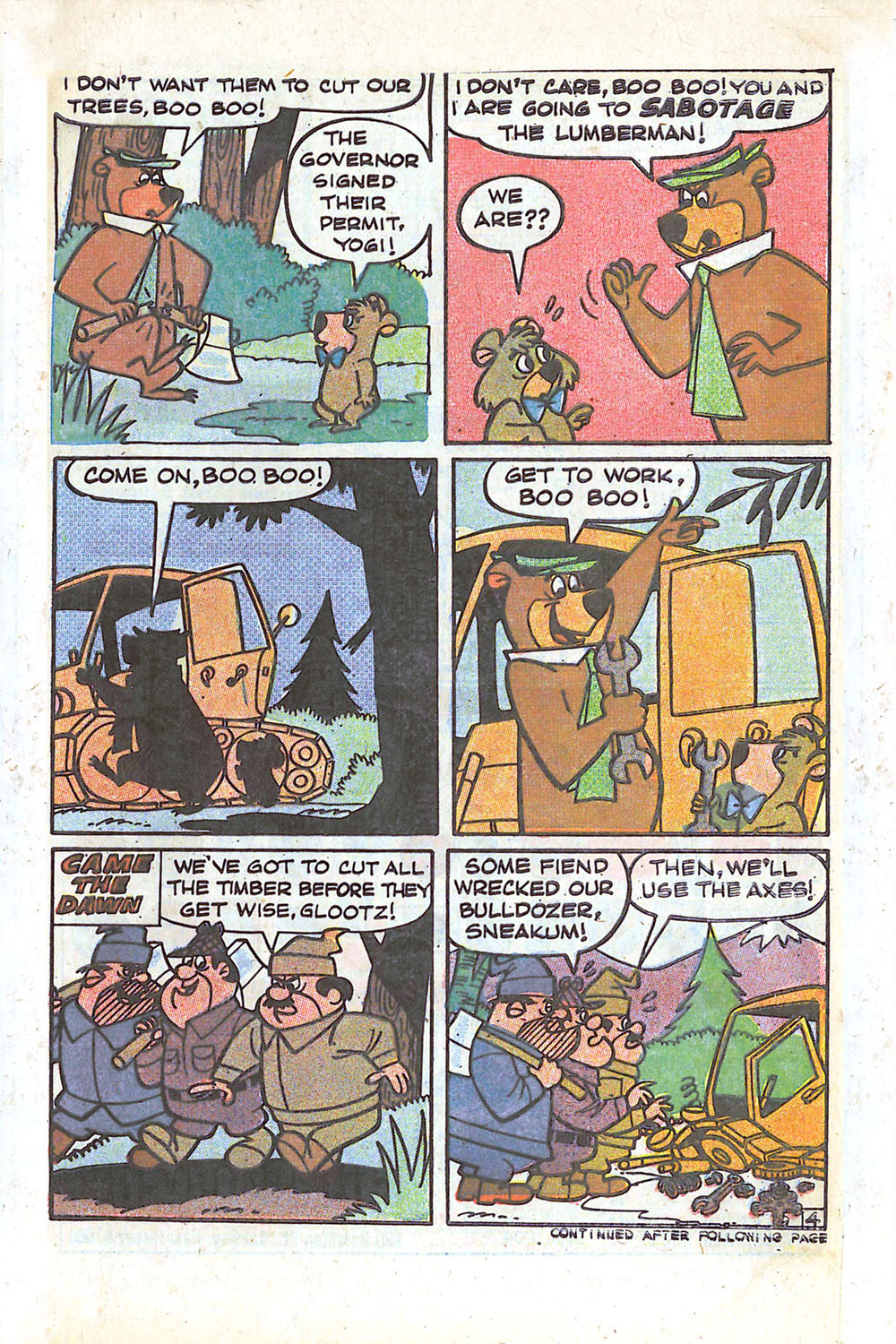 Read online Yogi Bear (1970) comic -  Issue #29 - 29