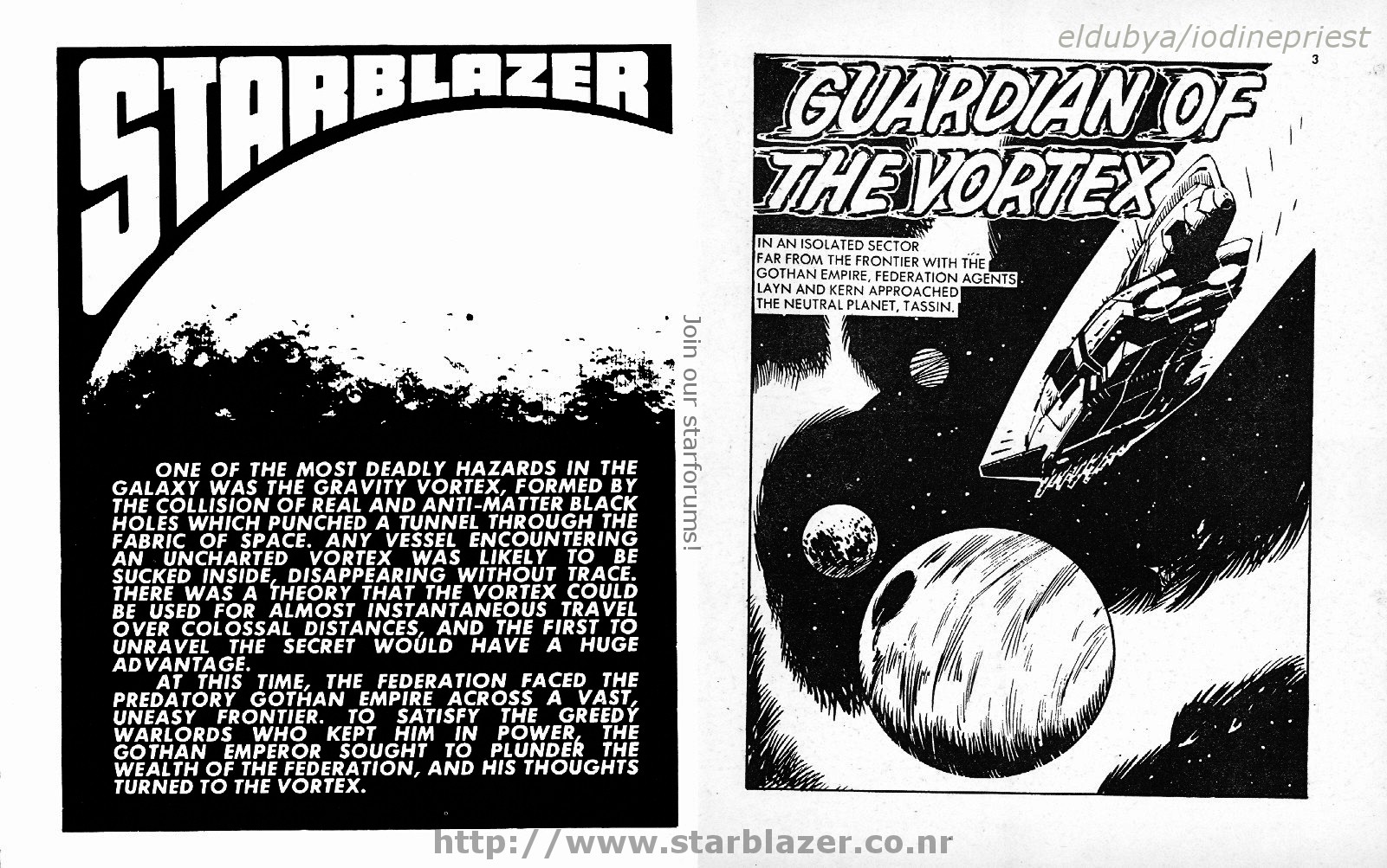 Read online Starblazer comic -  Issue #137 - 3