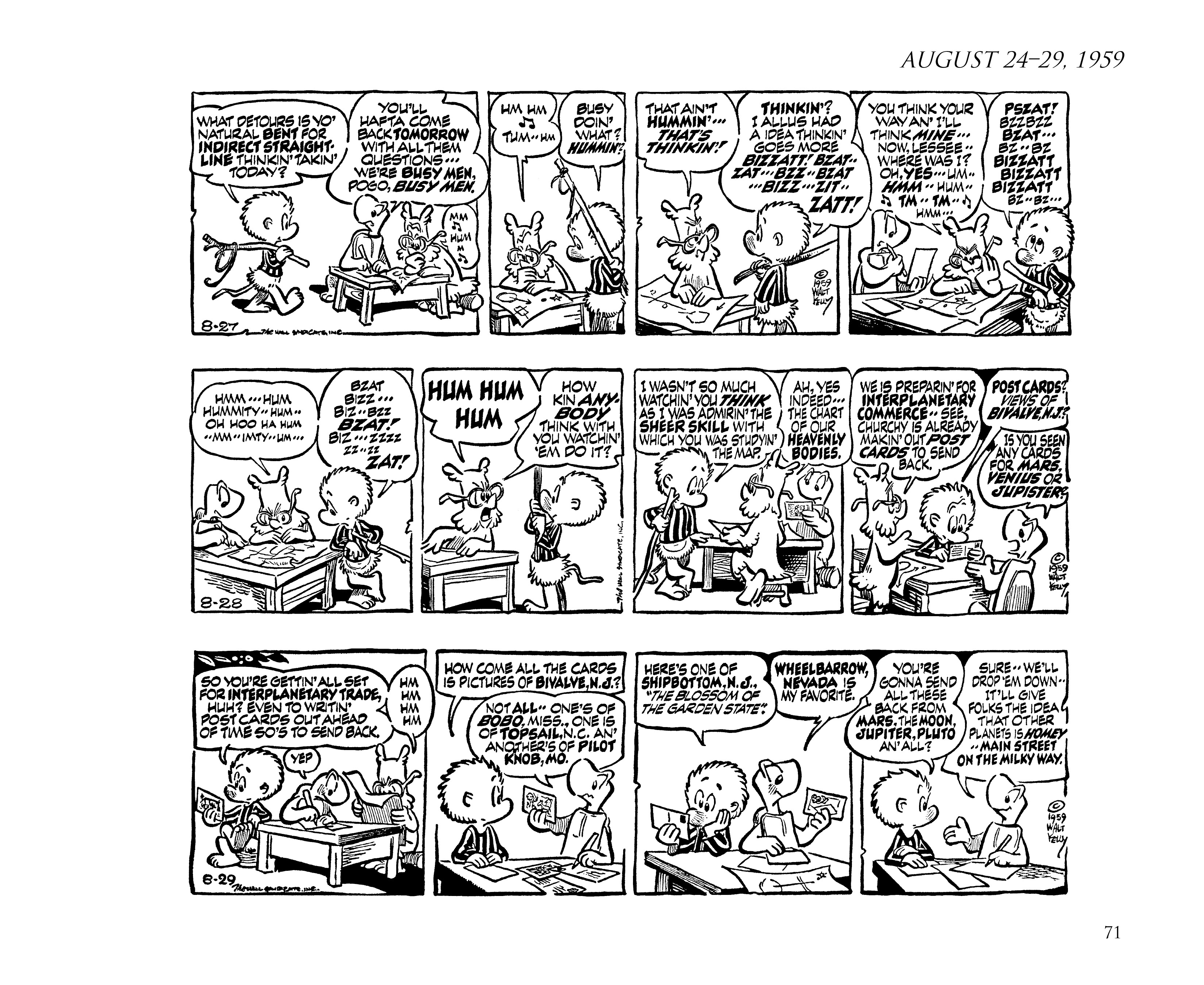 Read online Pogo by Walt Kelly: The Complete Syndicated Comic Strips comic -  Issue # TPB 6 (Part 1) - 81