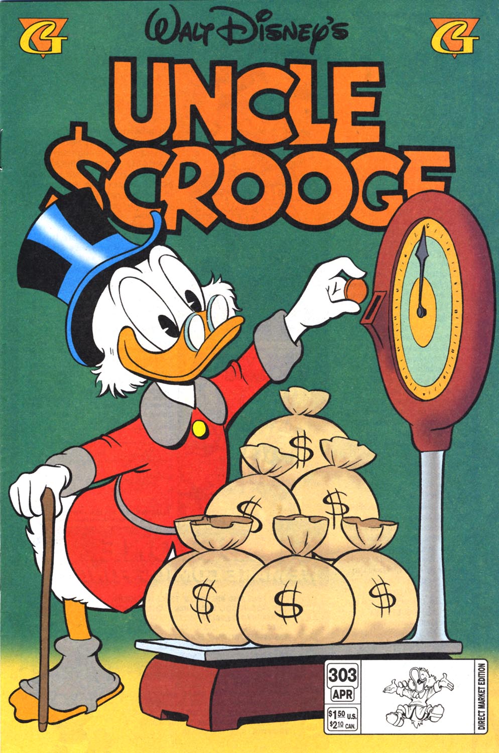 Read online Uncle Scrooge (1953) comic -  Issue #303 - 1