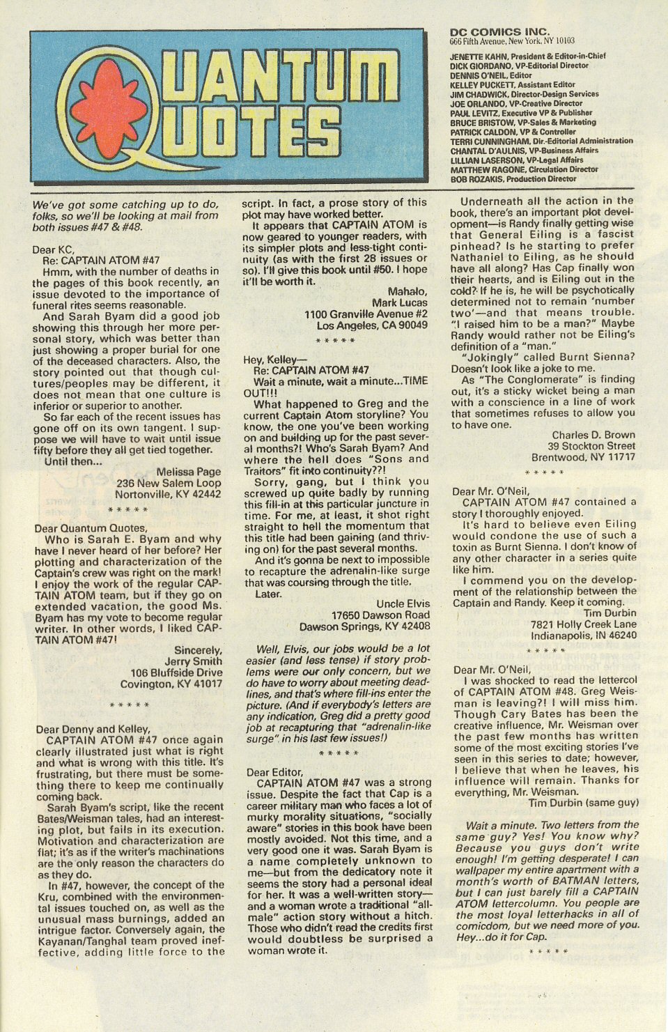 Read online Captain Atom (1987) comic -  Issue #53 - 24