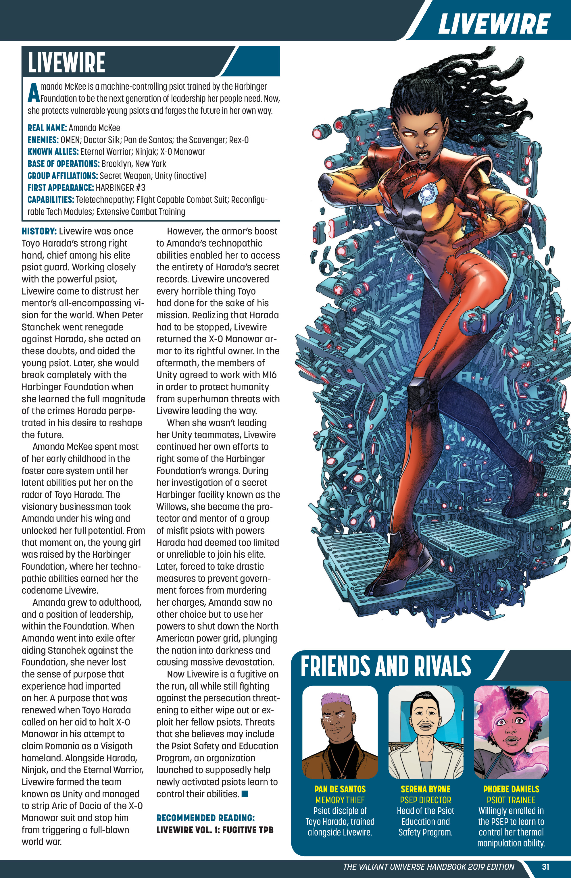 Read online Valiant Universe Handbook 2019 Edition comic -  Issue # Full - 33