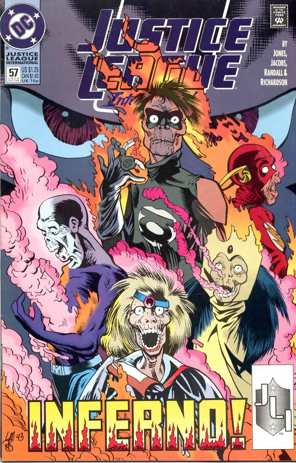 Read online Justice League International (1993) comic -  Issue #57 - 1