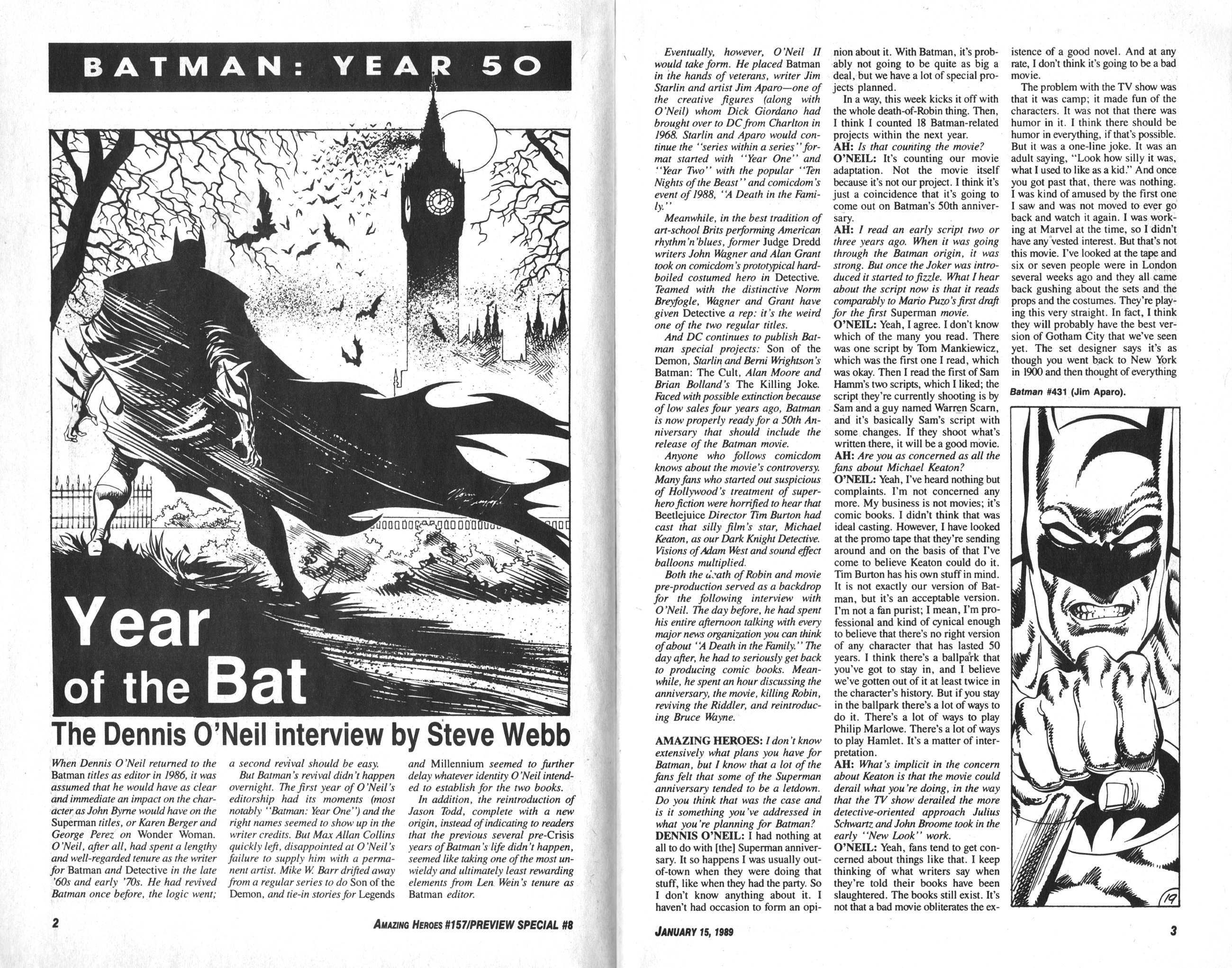 Read online Amazing Heroes comic -  Issue #157 - 3