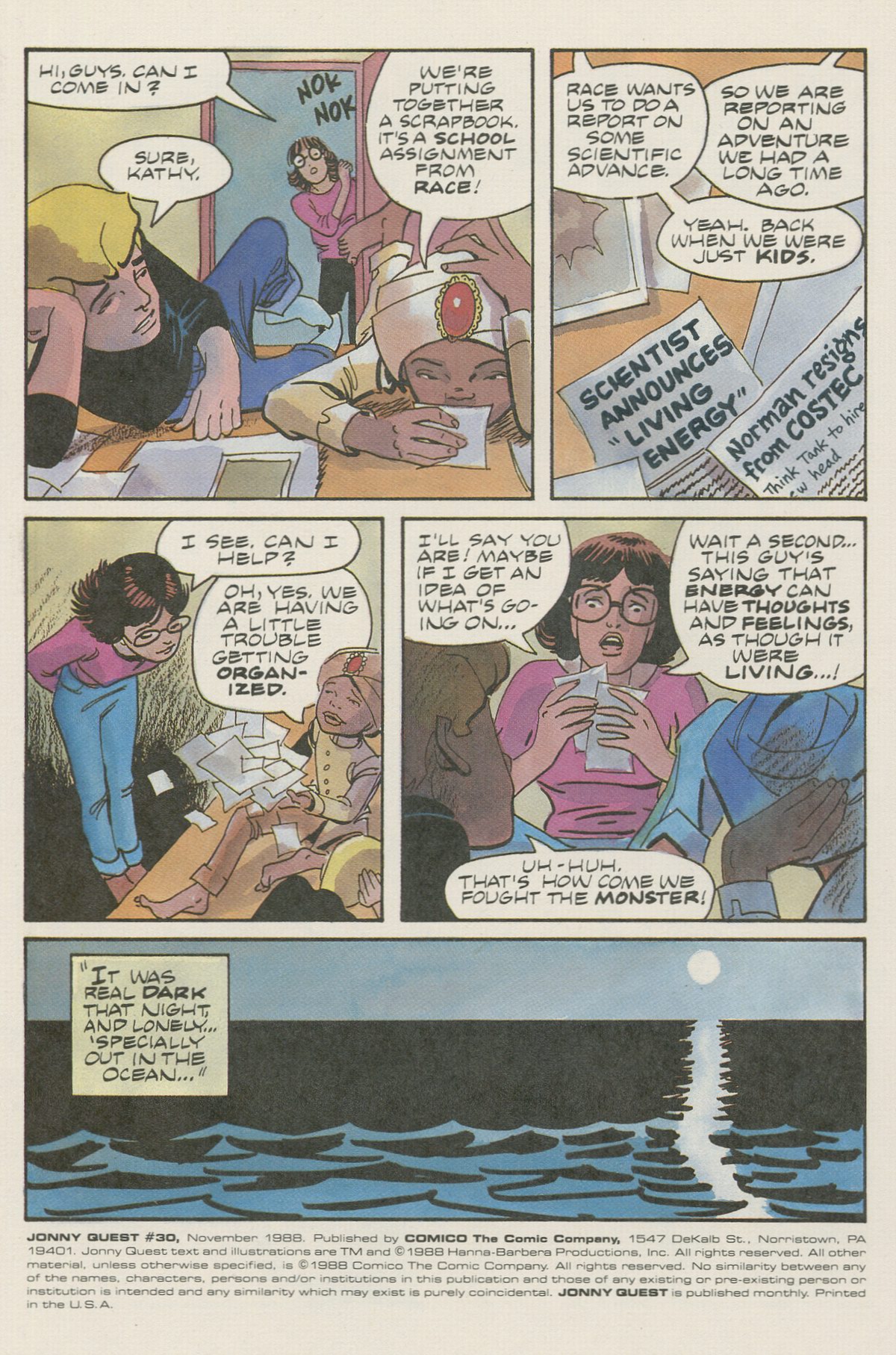Read online Jonny Quest comic -  Issue #30 - 3