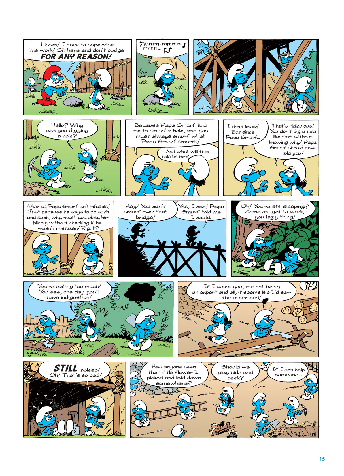 Read online The Smurfs comic -  Issue #4 - 15