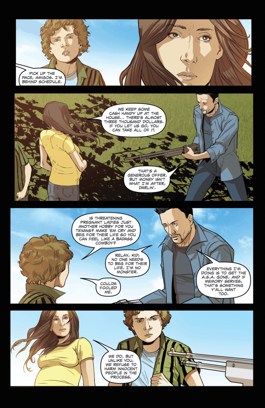 Read online Jericho Season 4 comic -  Issue #4 - 9
