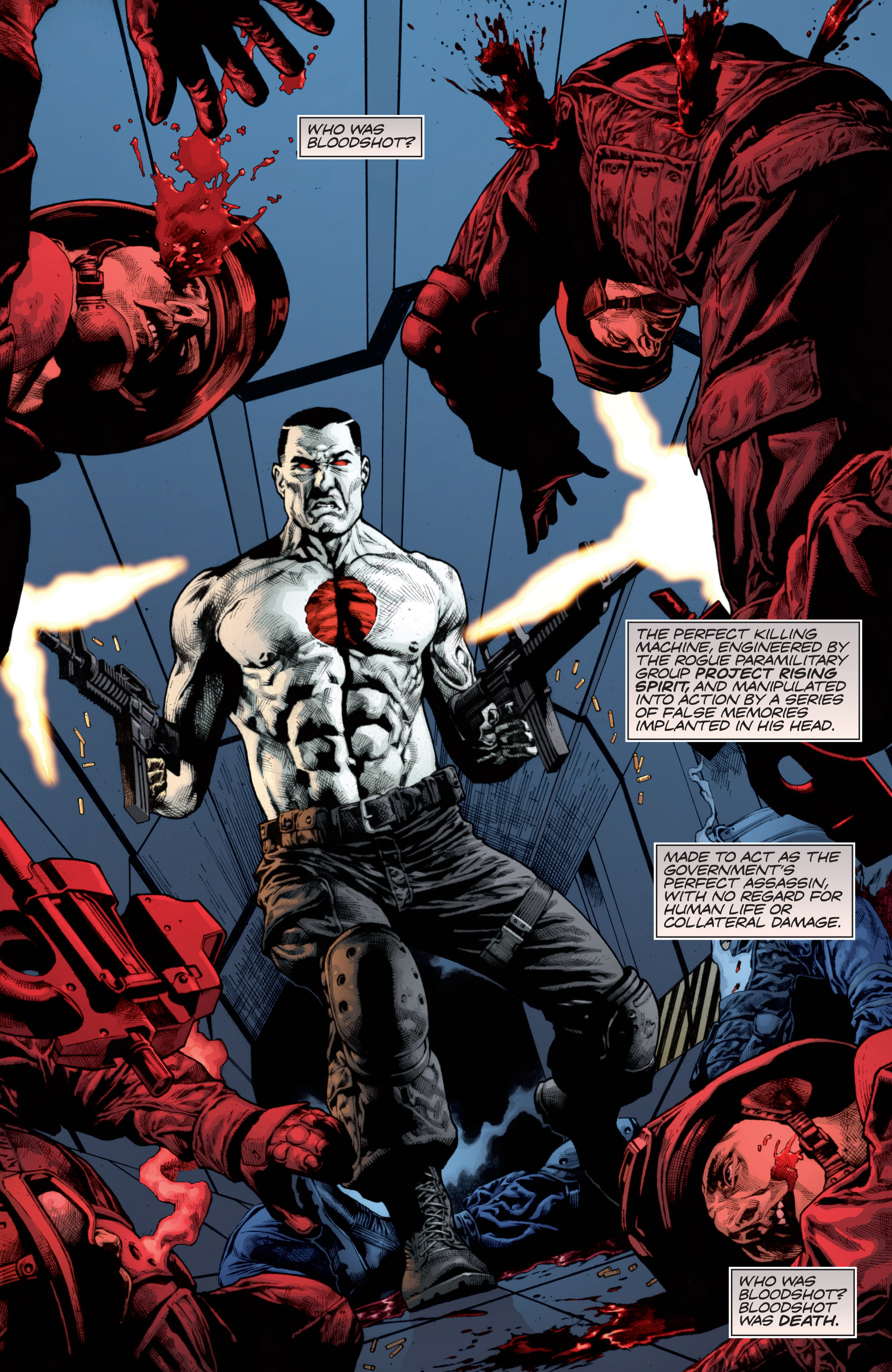 Read online Bloodshot Reborn comic -  Issue #1 - 4