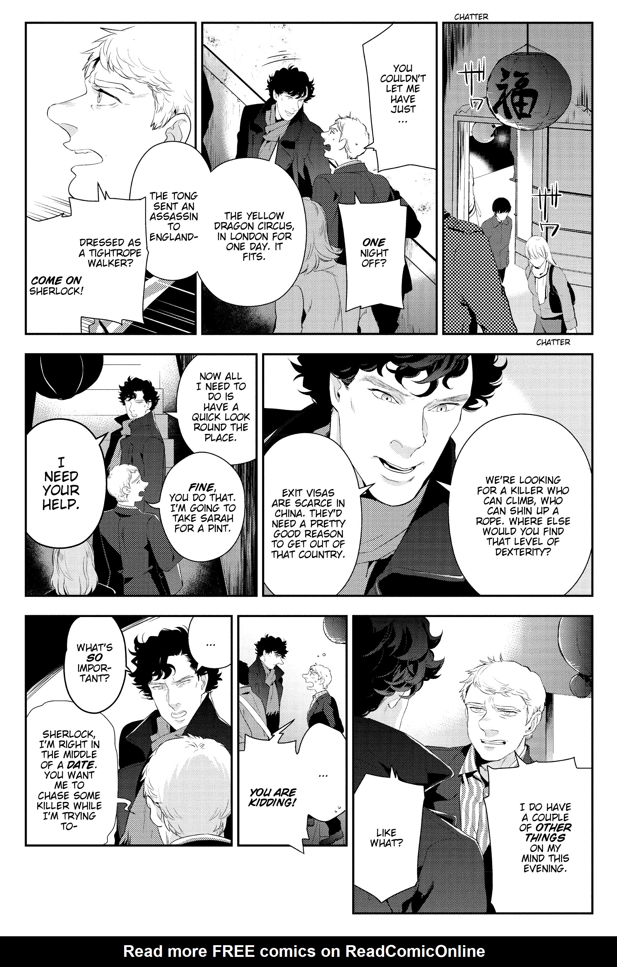 Read online Sherlock: The Blind Banker comic -  Issue #5 - 17