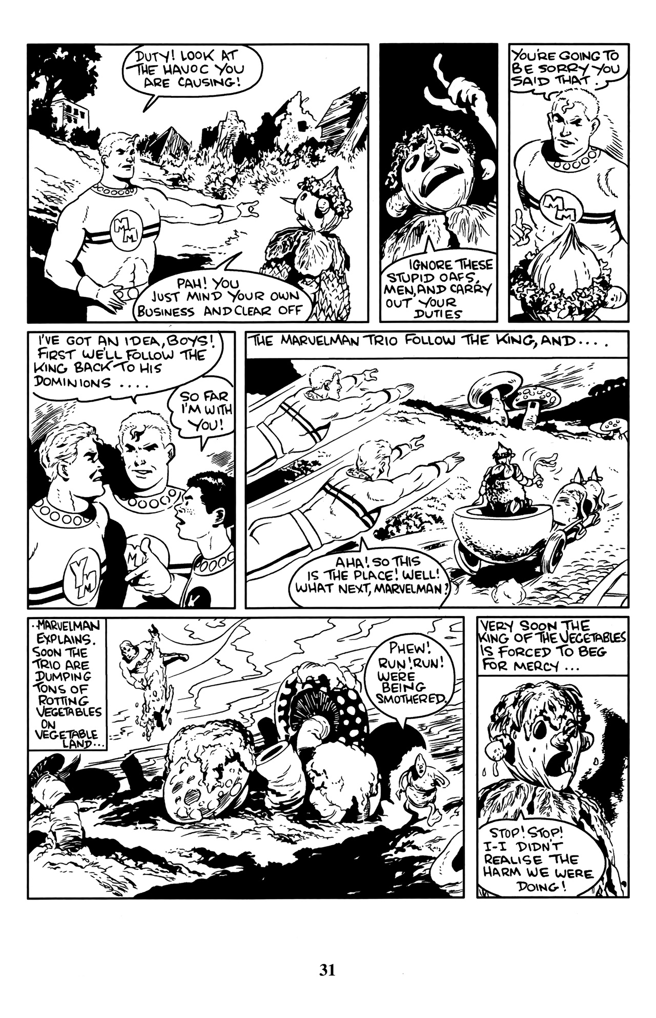 Read online Marvelman Family's Finest comic -  Issue #1 - 35