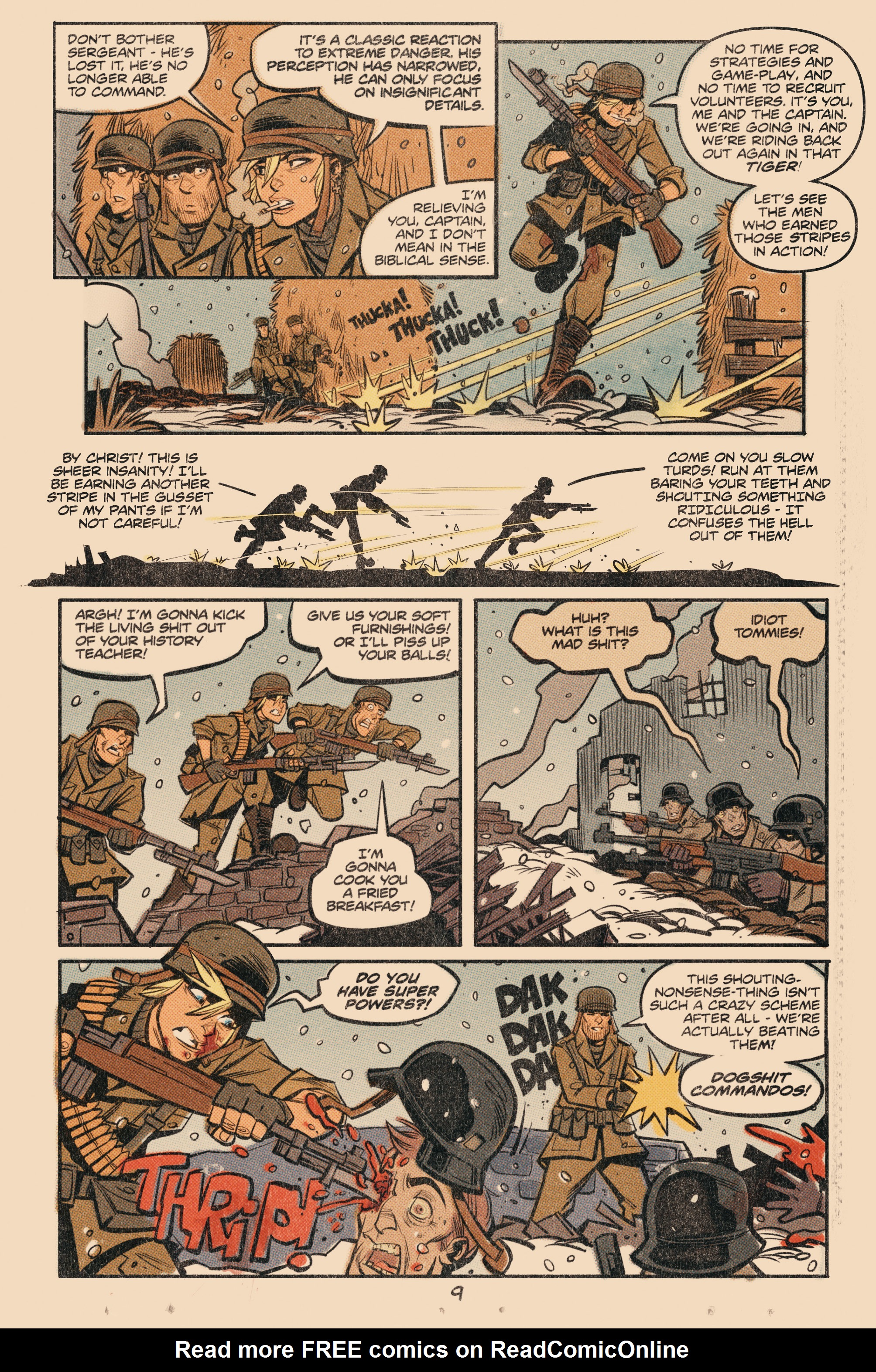Read online Tank Girl: World War Tank Girl comic -  Issue #1 - 10