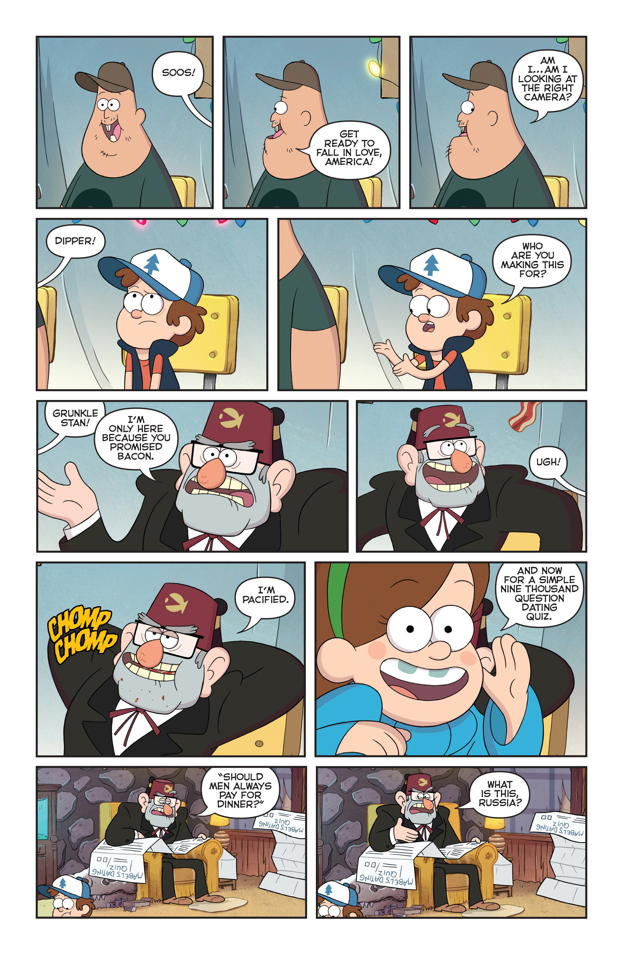 Read online Disney Gravity Falls Shorts Cinestory Comic comic -  Issue #1 - 15