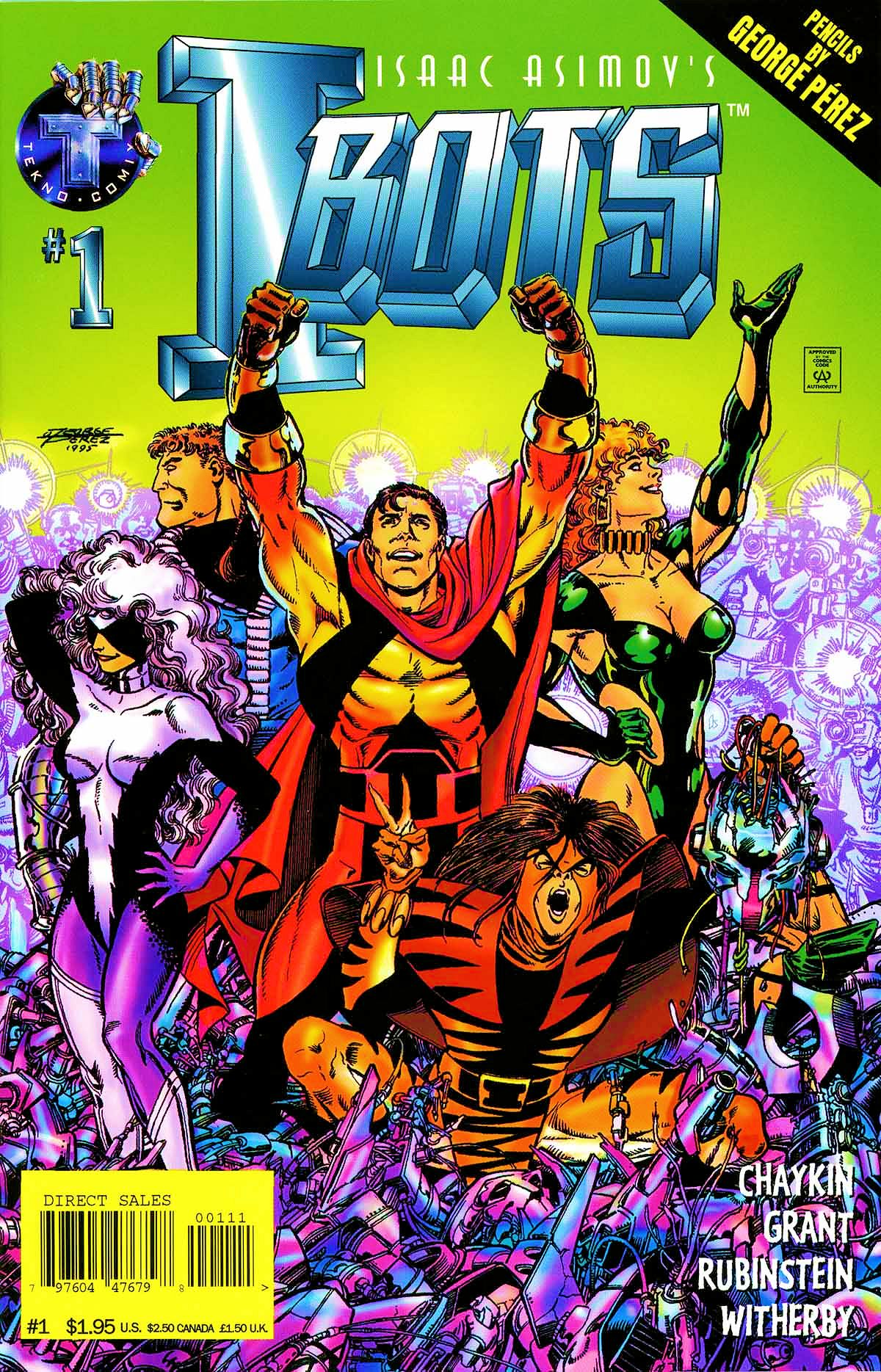 Read online Isaac Asimov's I-Bots comic -  Issue #1 - 1