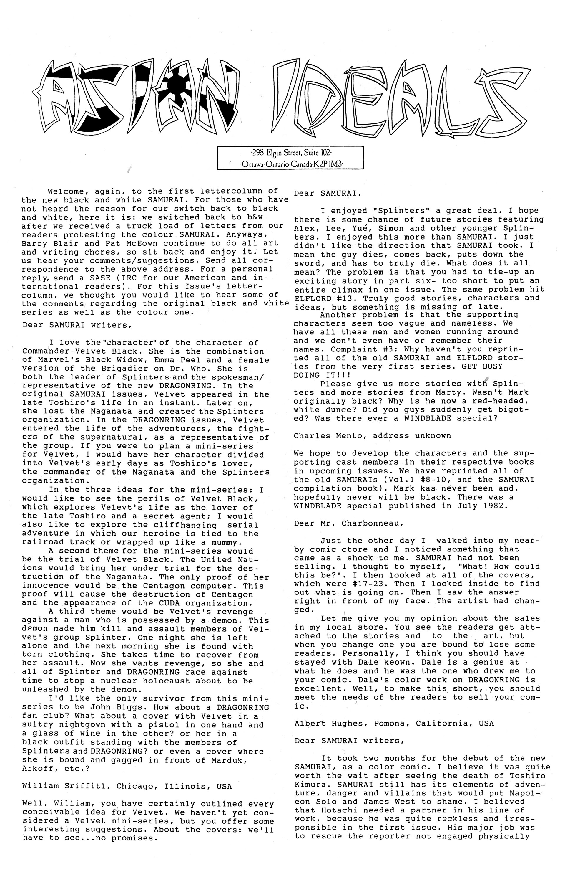 Read online Samurai (1988) comic -  Issue #1 - 30