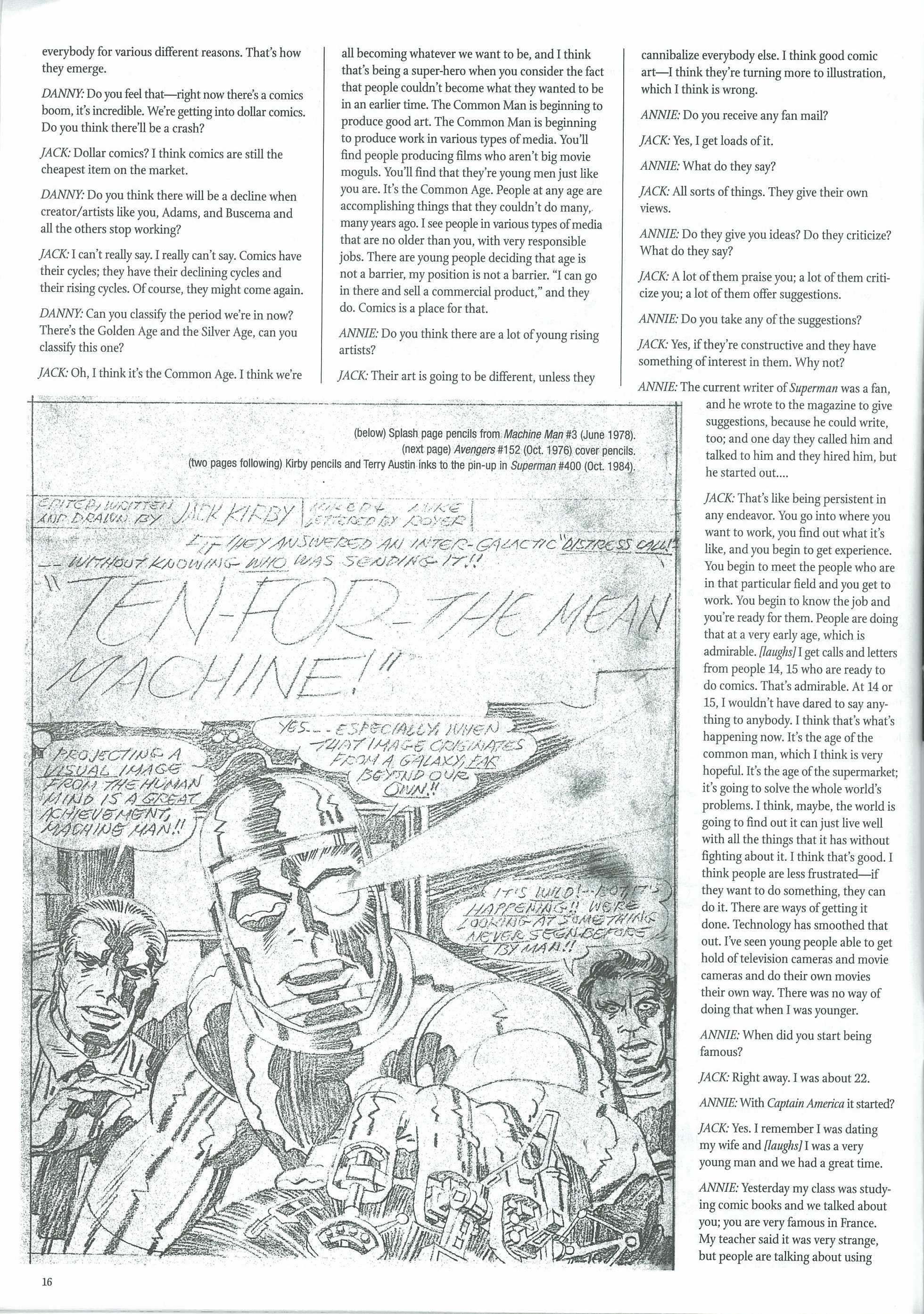 Read online The Jack Kirby Collector comic -  Issue #32 - 18