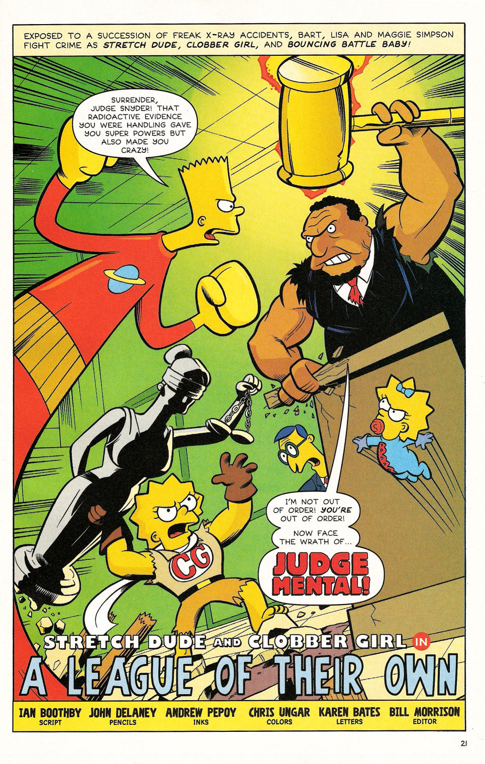Read online Bongo Comics Presents Simpsons Super Spectacular comic -  Issue #3 - 17