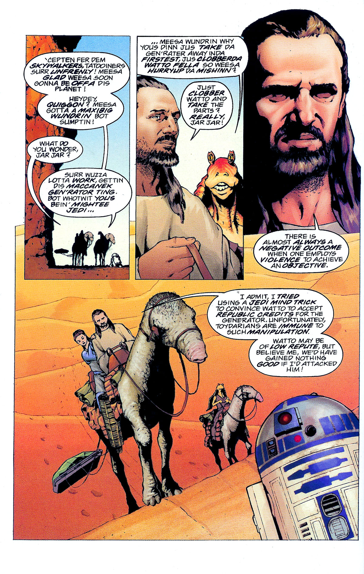 Read online Star Wars: Episode I comic -  Issue # Issue - Qui-Gon Jinn - 12