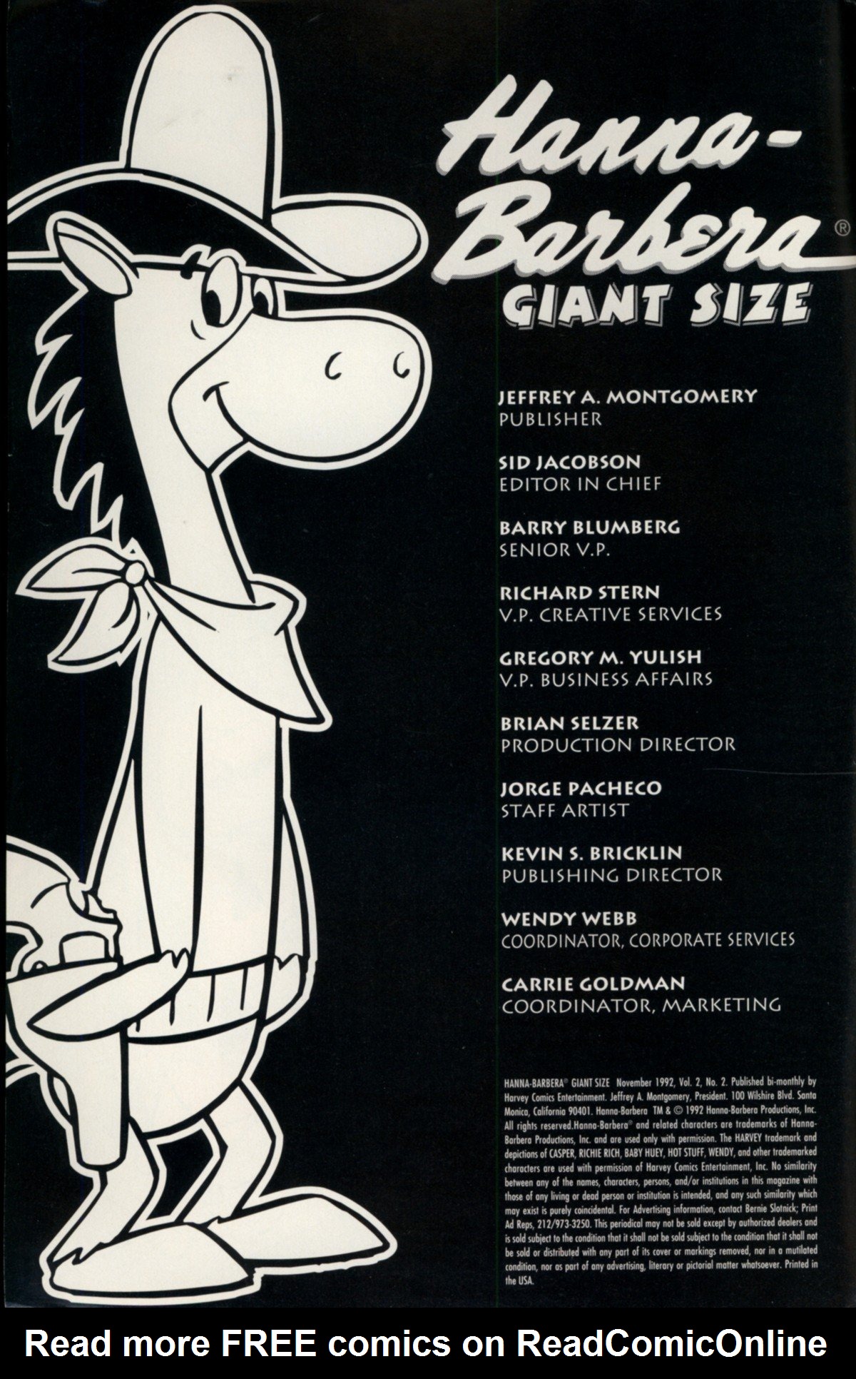 Read online Hanna Barbera Giant Size comic -  Issue #2 - 2