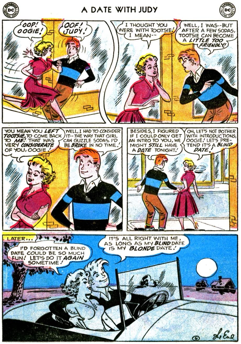 Read online A Date with Judy comic -  Issue #56 - 16