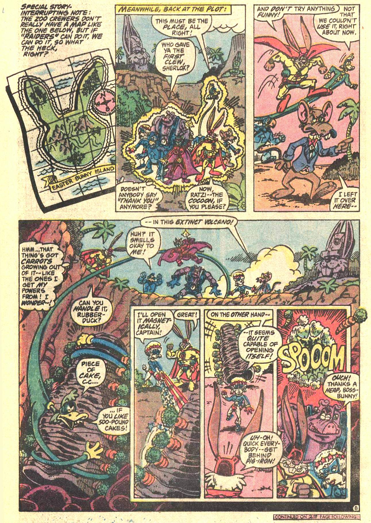 Read online Captain Carrot and His Amazing Zoo Crew! comic -  Issue #6 - 9