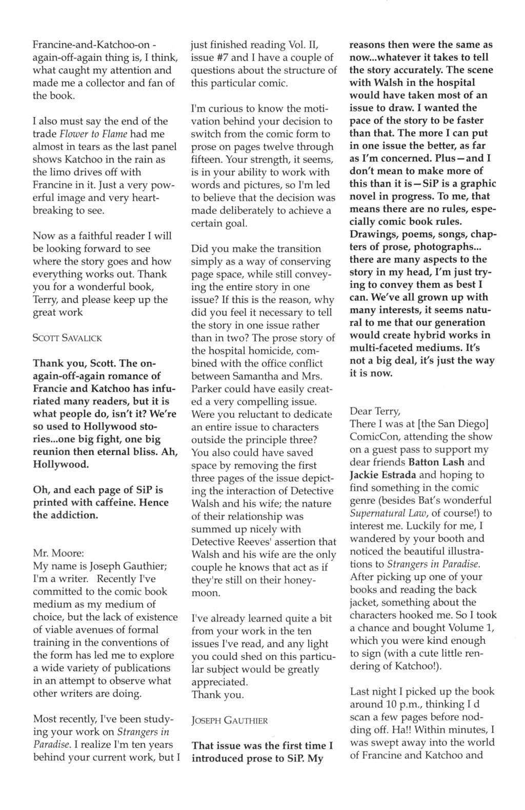 Read online Strangers in Paradise comic -  Issue #68 - 23