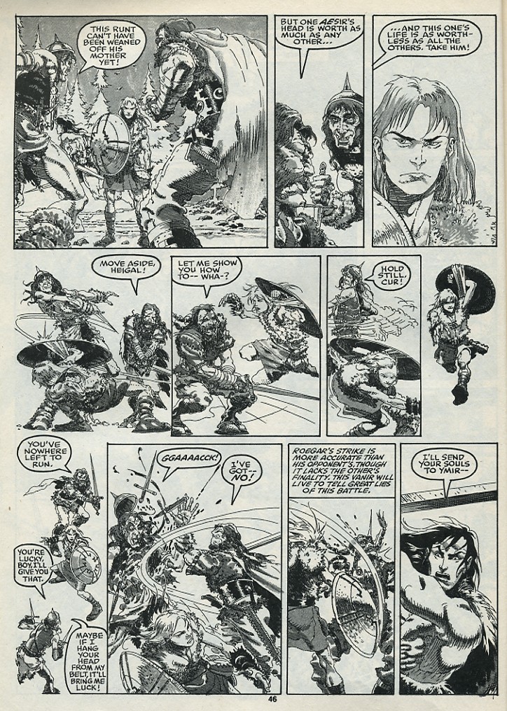 Read online The Savage Sword Of Conan comic -  Issue #182 - 48