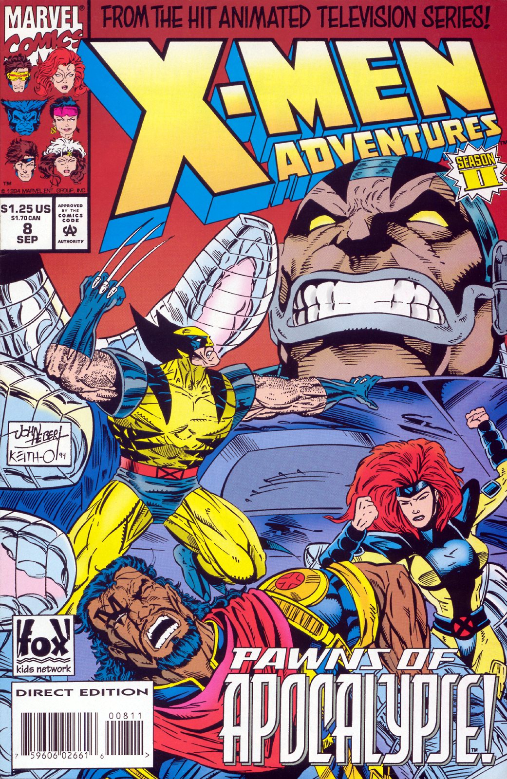 Read online X-Men Adventures (1994) comic -  Issue #8 - 1