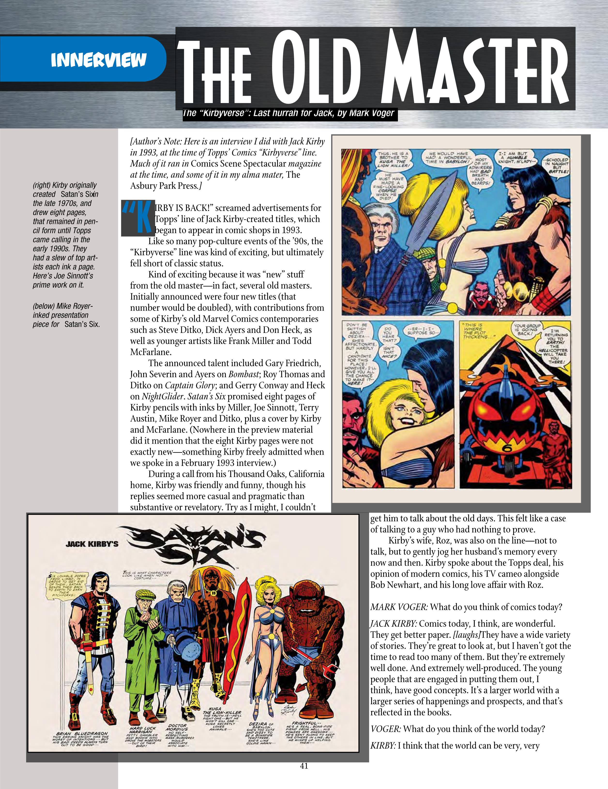 Read online The Jack Kirby Collector comic -  Issue #73 - 43